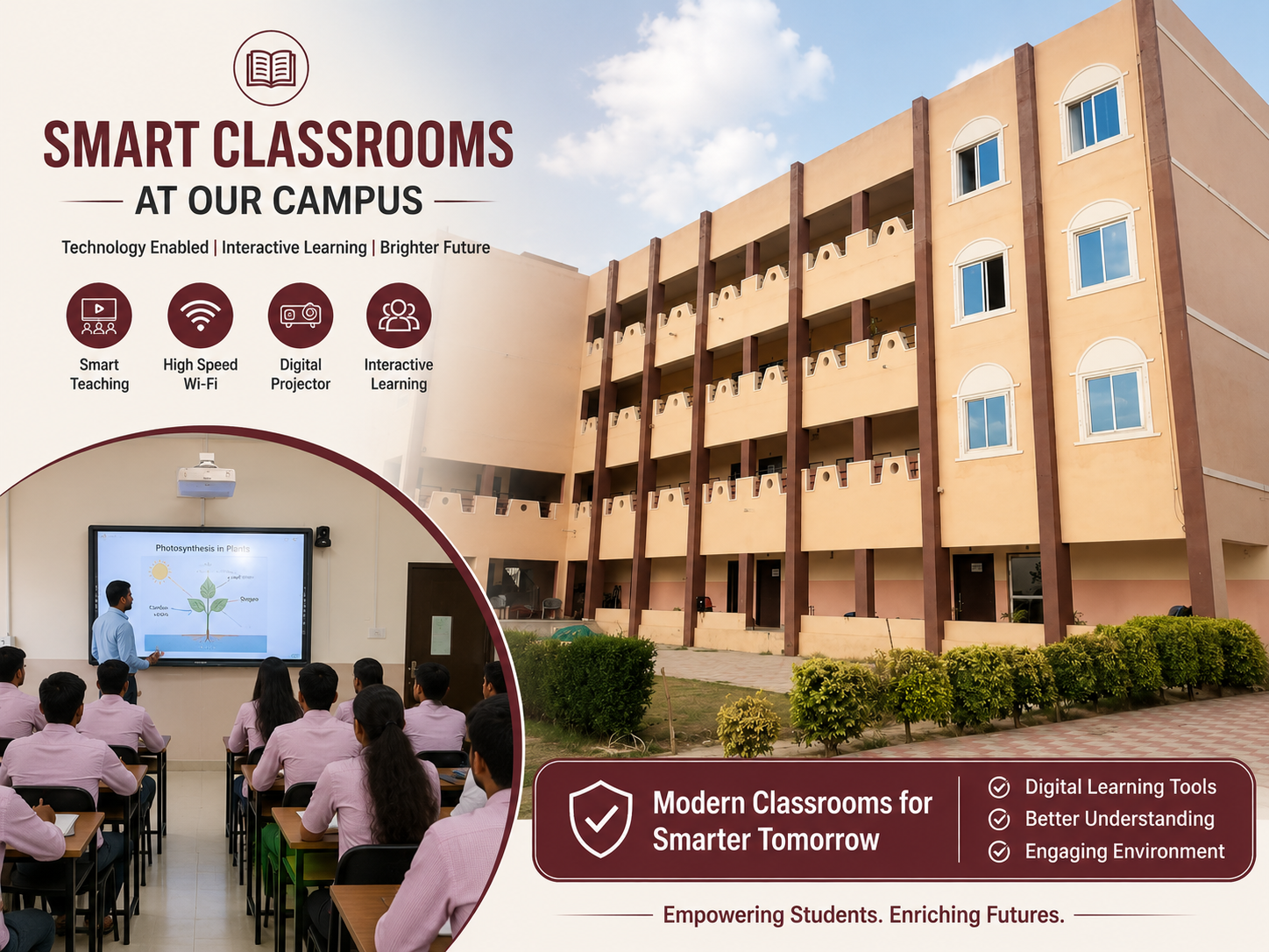 Smart and Spacious Classrooms